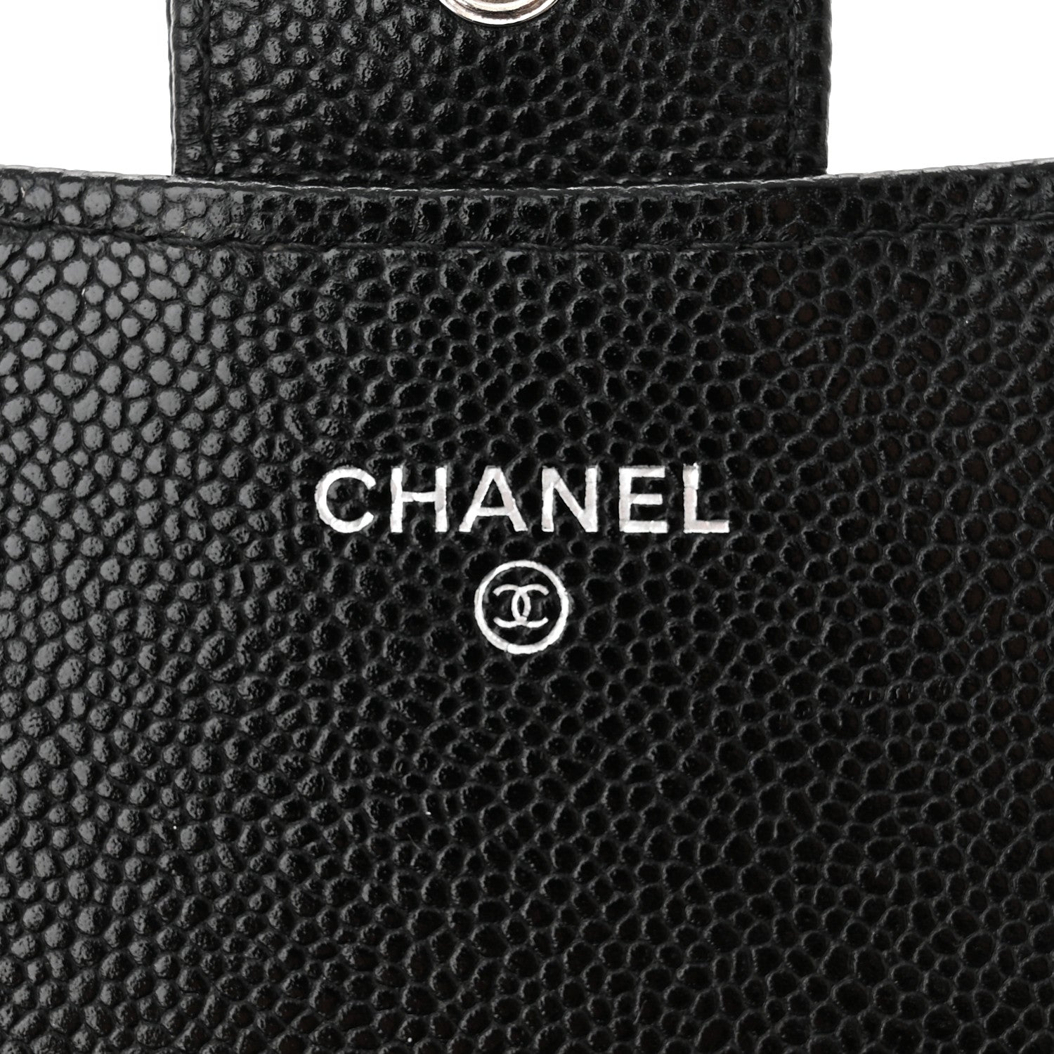 Chanel Caviar Quilted Phone Holder Wallet on Removable Chain Black 7 of 17
