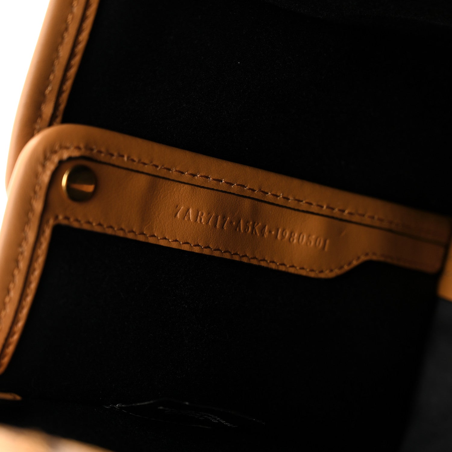 Fendi Glazed Fabric Vitello Century FF 1974 Stamp Patch Mini Peekaboo Defender Cover Mogano Panna Caramello 8 of 12
