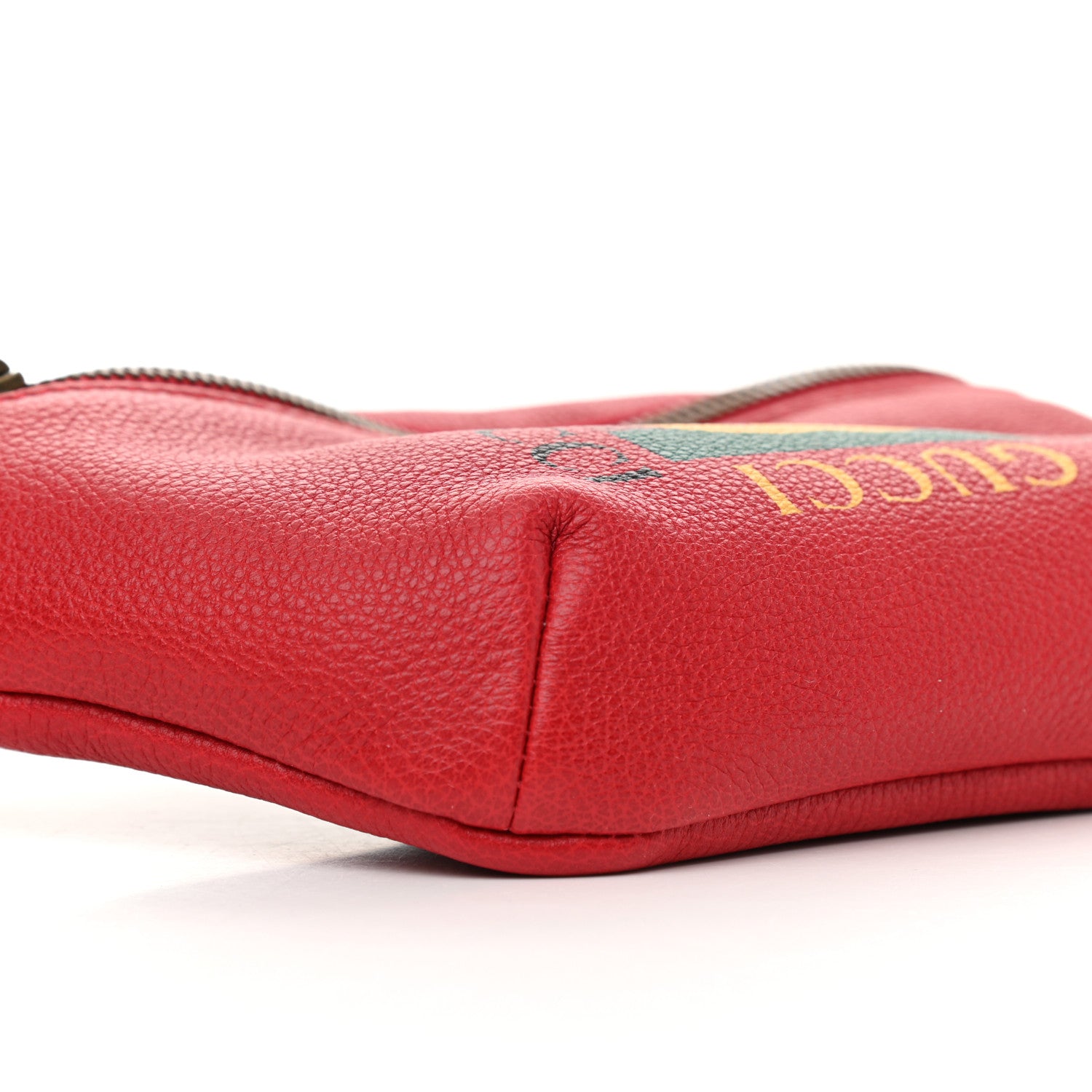 Gucci Grained Calfskin Small Logo Belt Bag Hibiscus Red 9 of 10