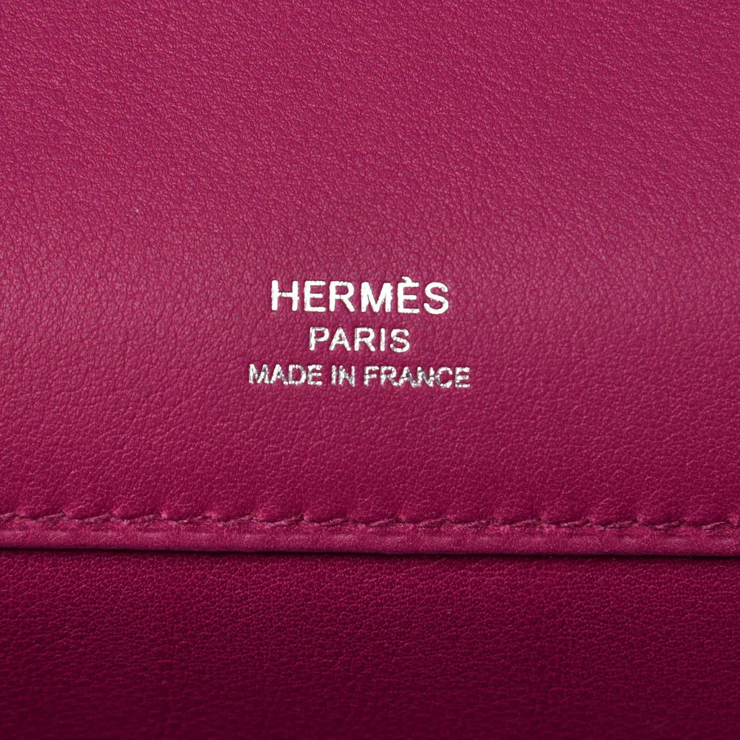 Hermes Swift Kelly Cut Clutch Pochette Rose Pourpre 6 of 22