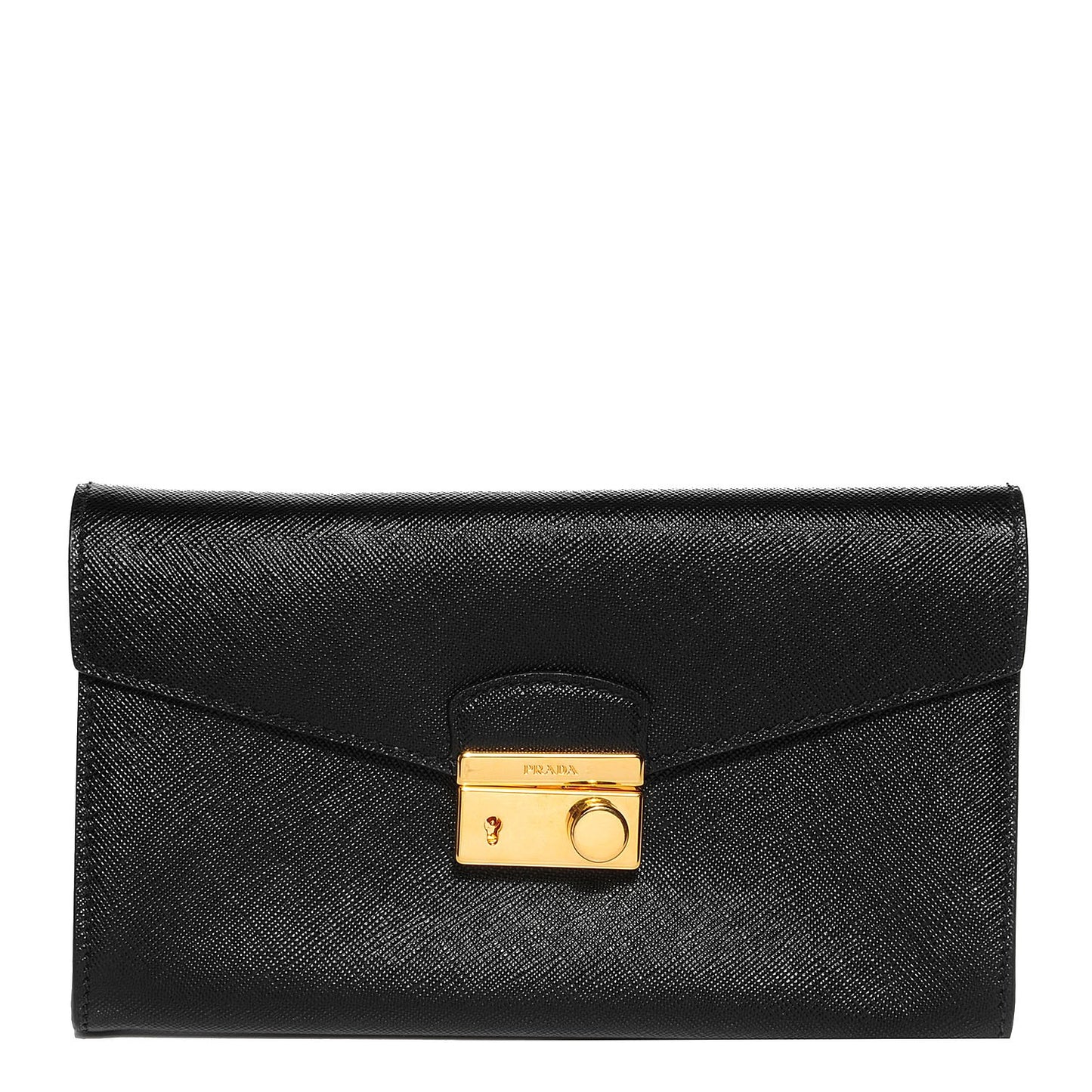 Saffiano Sound Clutch Nero Black