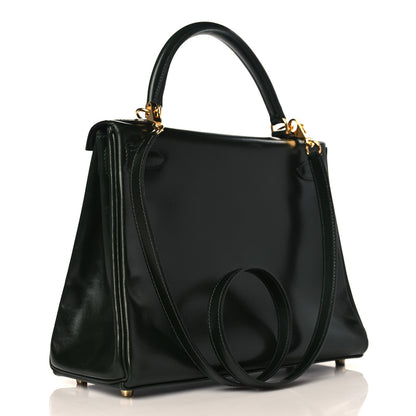 Hermes Box Kelly Retourne 28 Vert Fonce 3 of 9