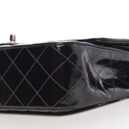 Chanel Patent Quilted Medium Double Flap Black 17 of 17