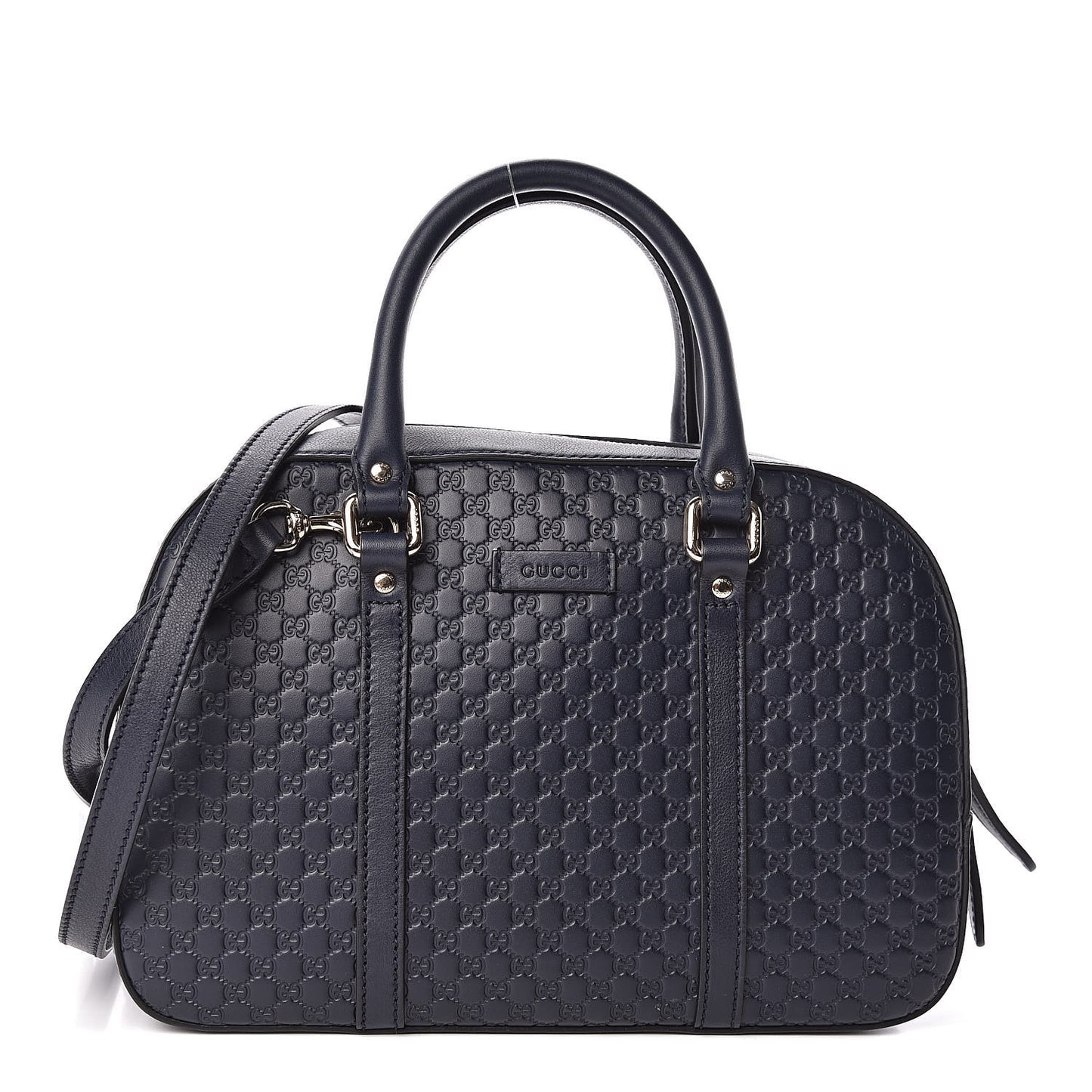 Microguccissima Medium Crossbody Bag Blue