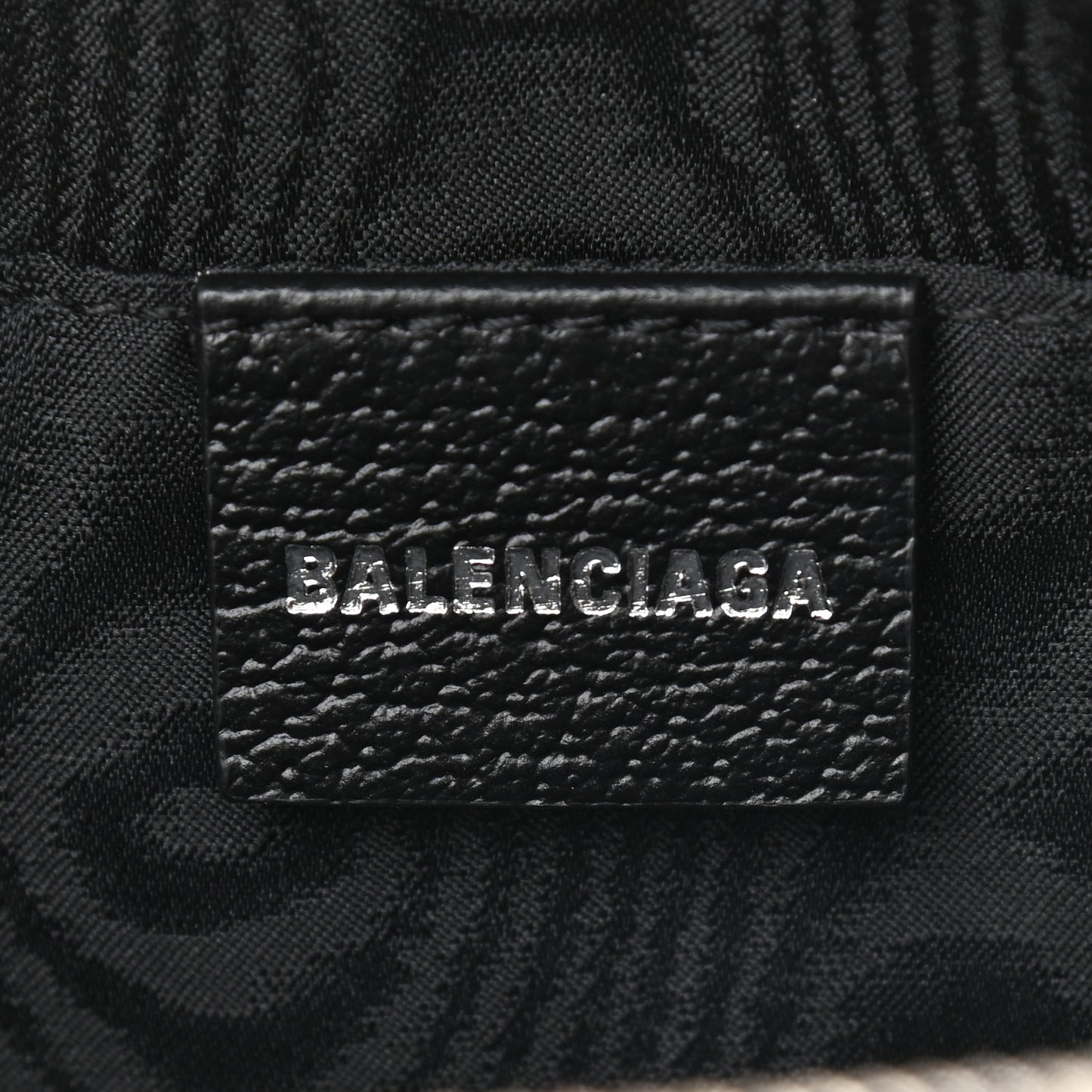 X BALENCIAGA BB Monogram Web Small Ophidia Boston Bag Black