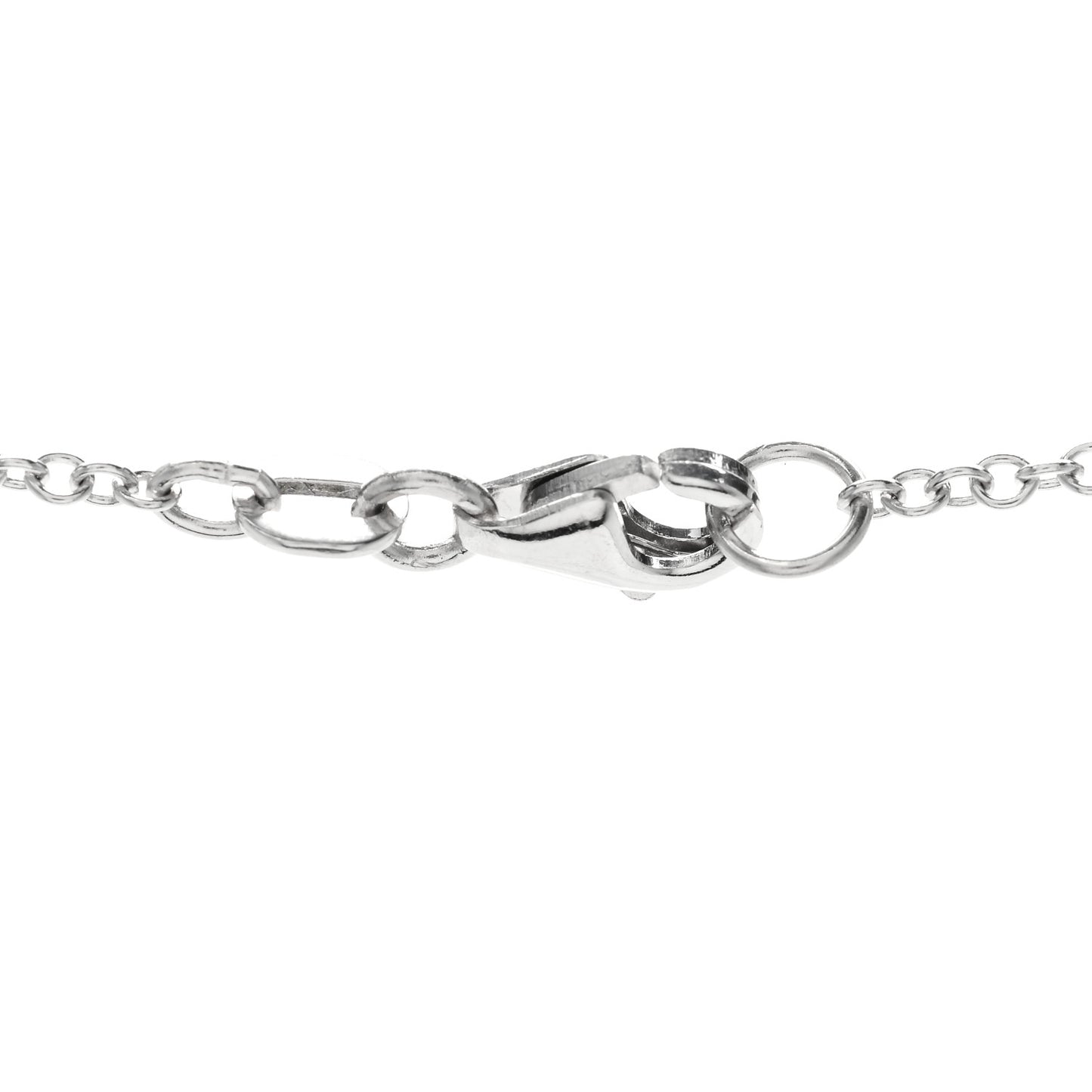 18K White Gold Diamond Y Necklace