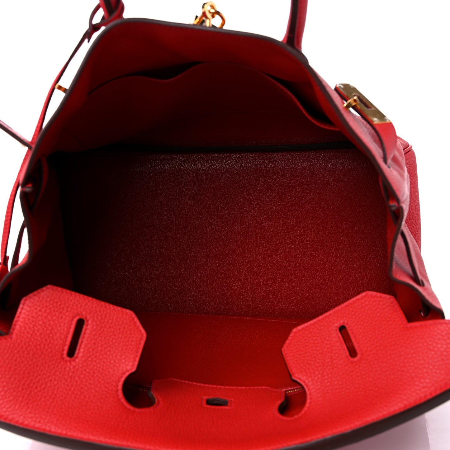 Togo Birkin 35 Rouge Casaque