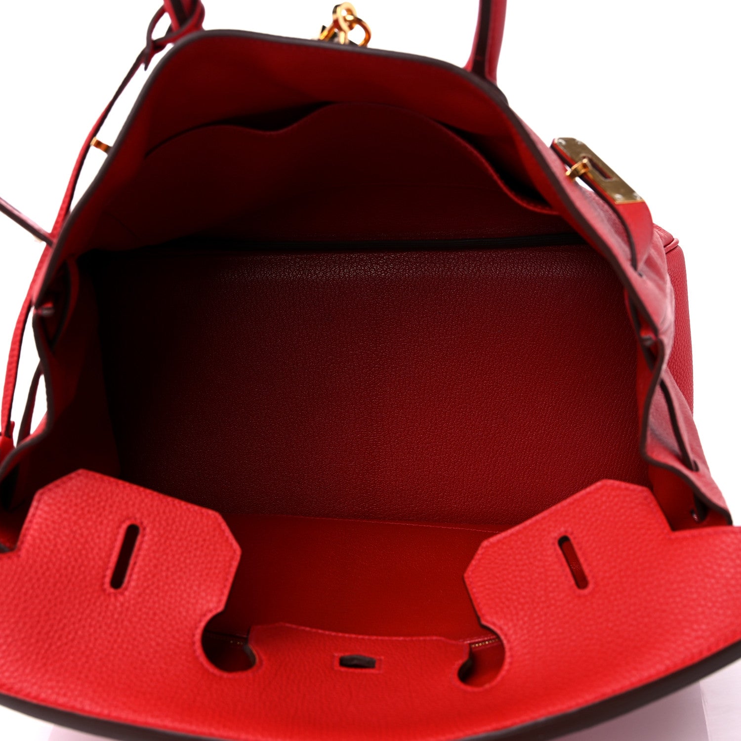 Hermes Togo Birkin 35 Rouge Casaque 4 of 11