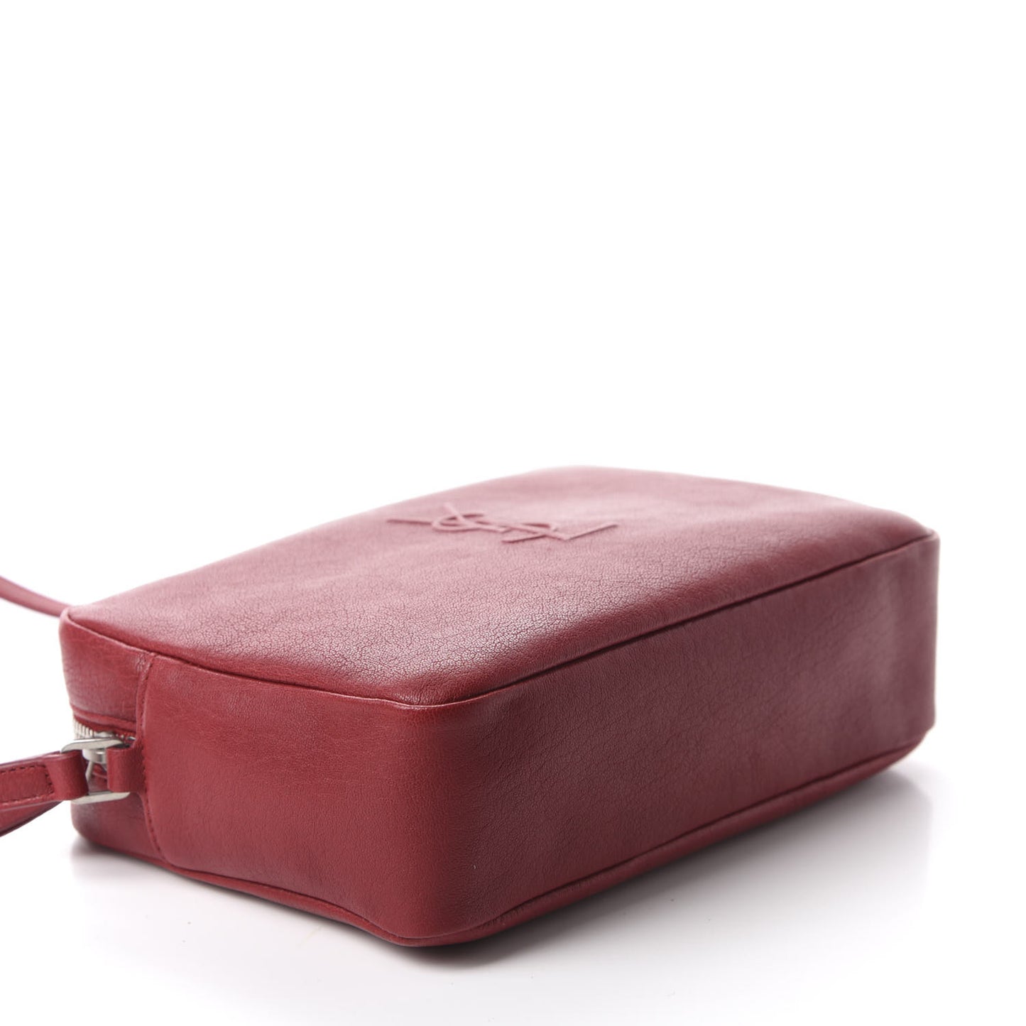 Lambskin Monogram Small Lou Camera Bag Lipstick Red