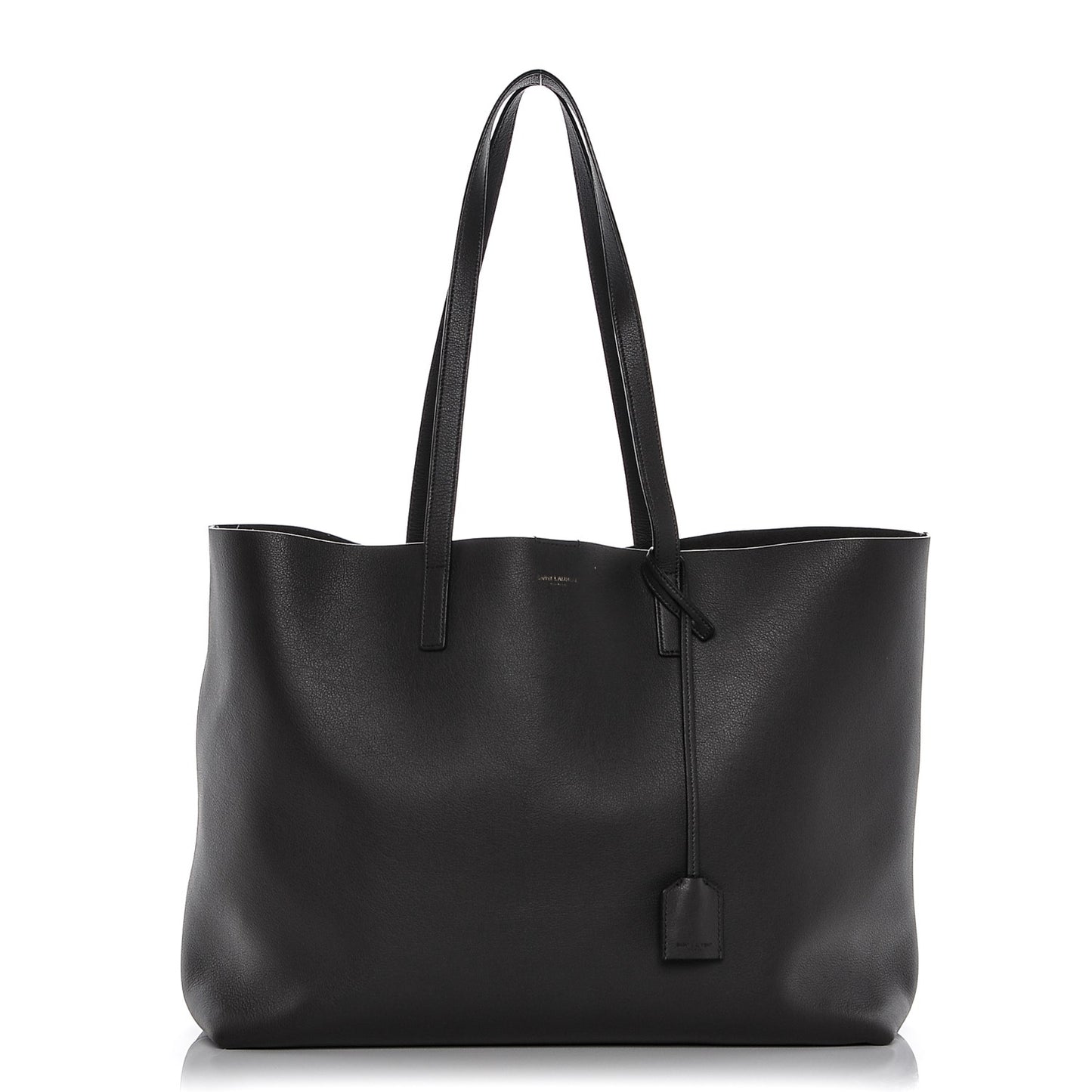 Calfskin Large Shopping Tote Dark Grey