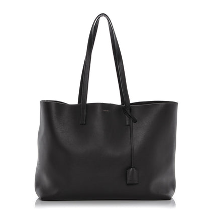 Saint Laurent Calfskin Large Shopping Tote Dark Grey 1 of 6