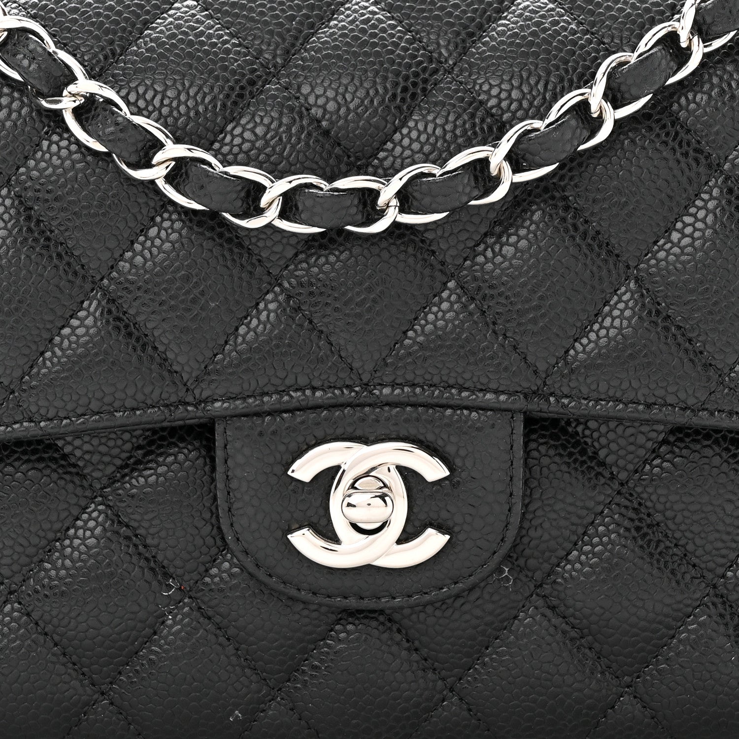 Chanel Caviar Quilted Small Double Flap Black 8 of 11