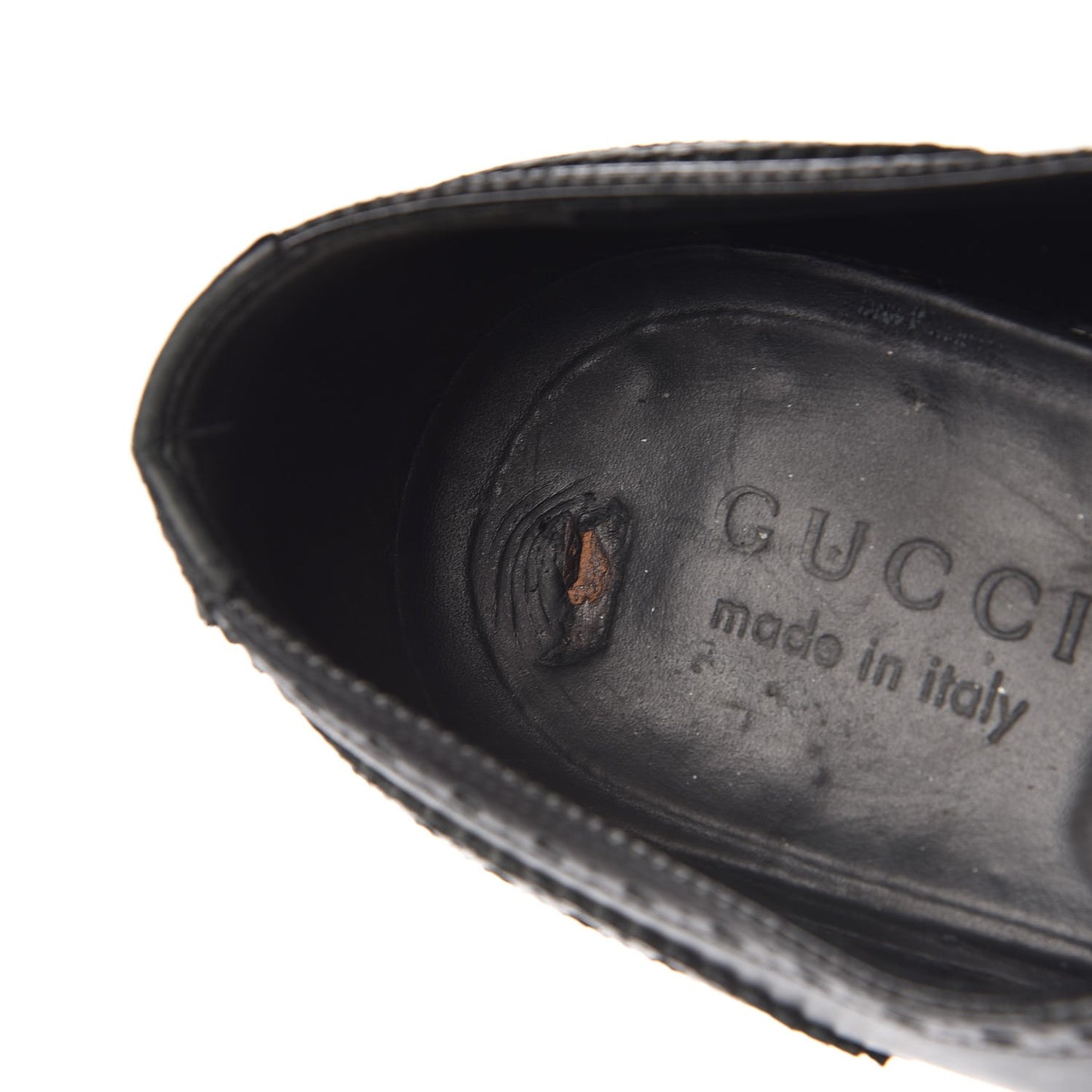 Calfskin Bee Embroidered Mens Queercore Brogue Wingtip Monk Strap Loafers 7.5 Black