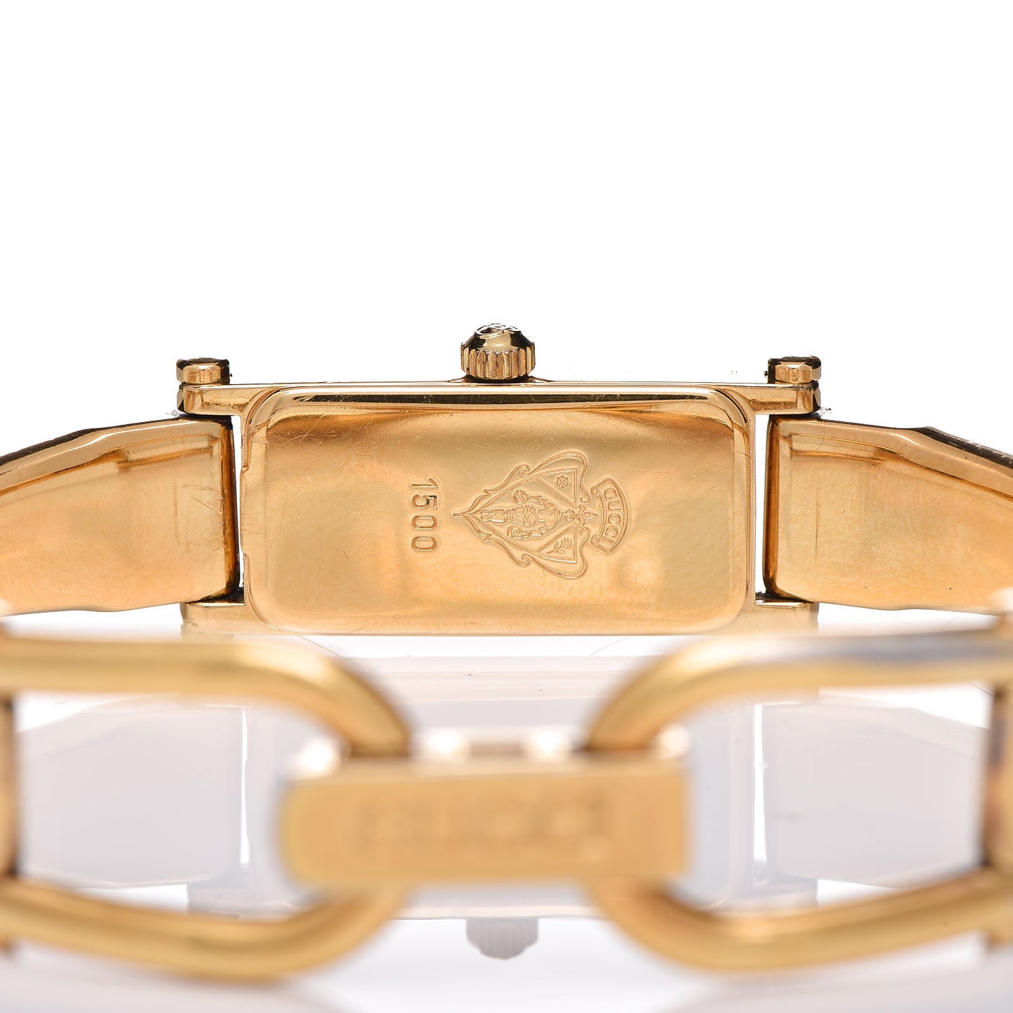 Stainless Steel Mother of Pearl 12mm 1500L Horsebit Quartz Watch