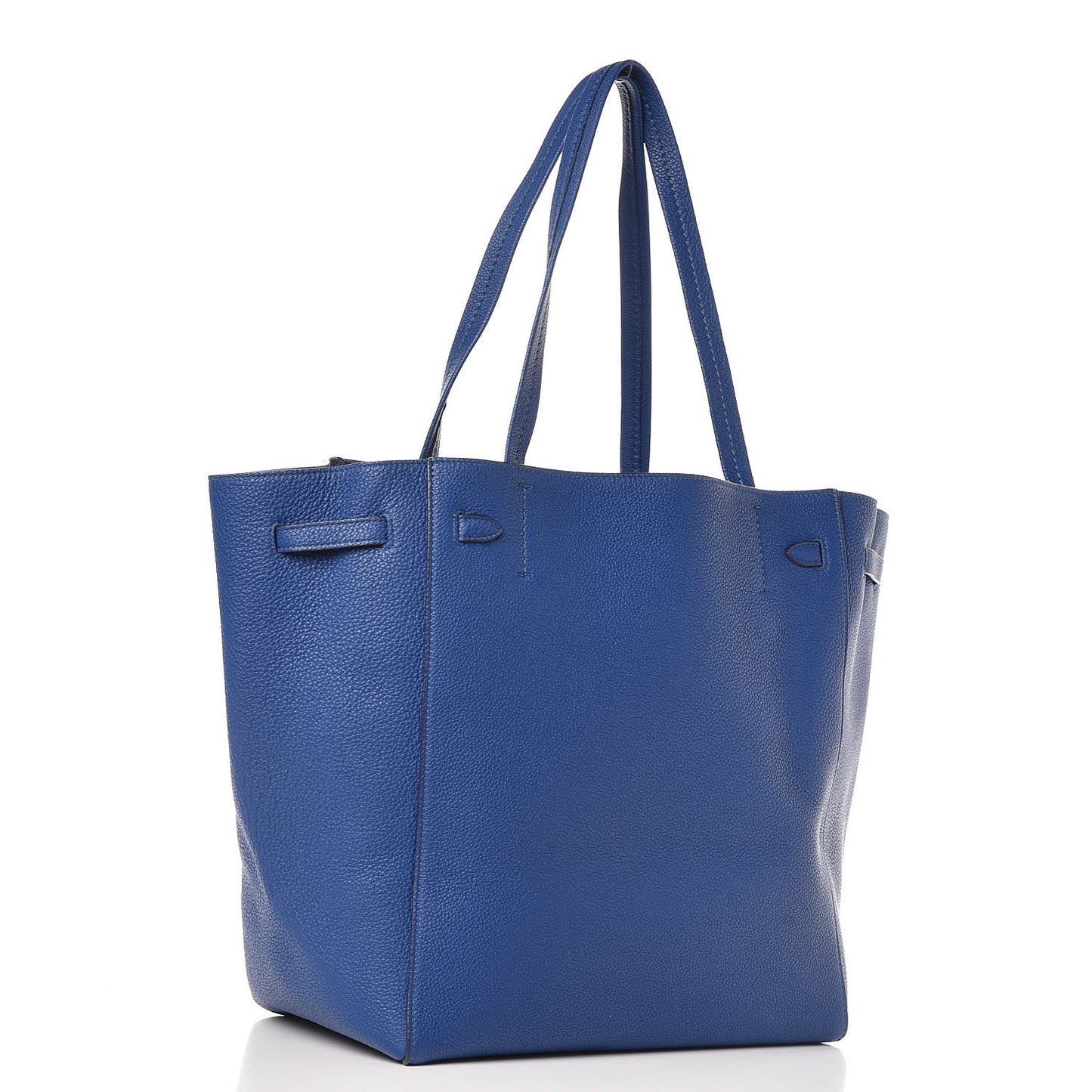 Soft Grained Calfskin Small Belt Cabas Lazuli