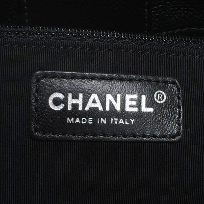 Chanel Calfskin Cerf Executive Shopper Tote Black 6 of 7