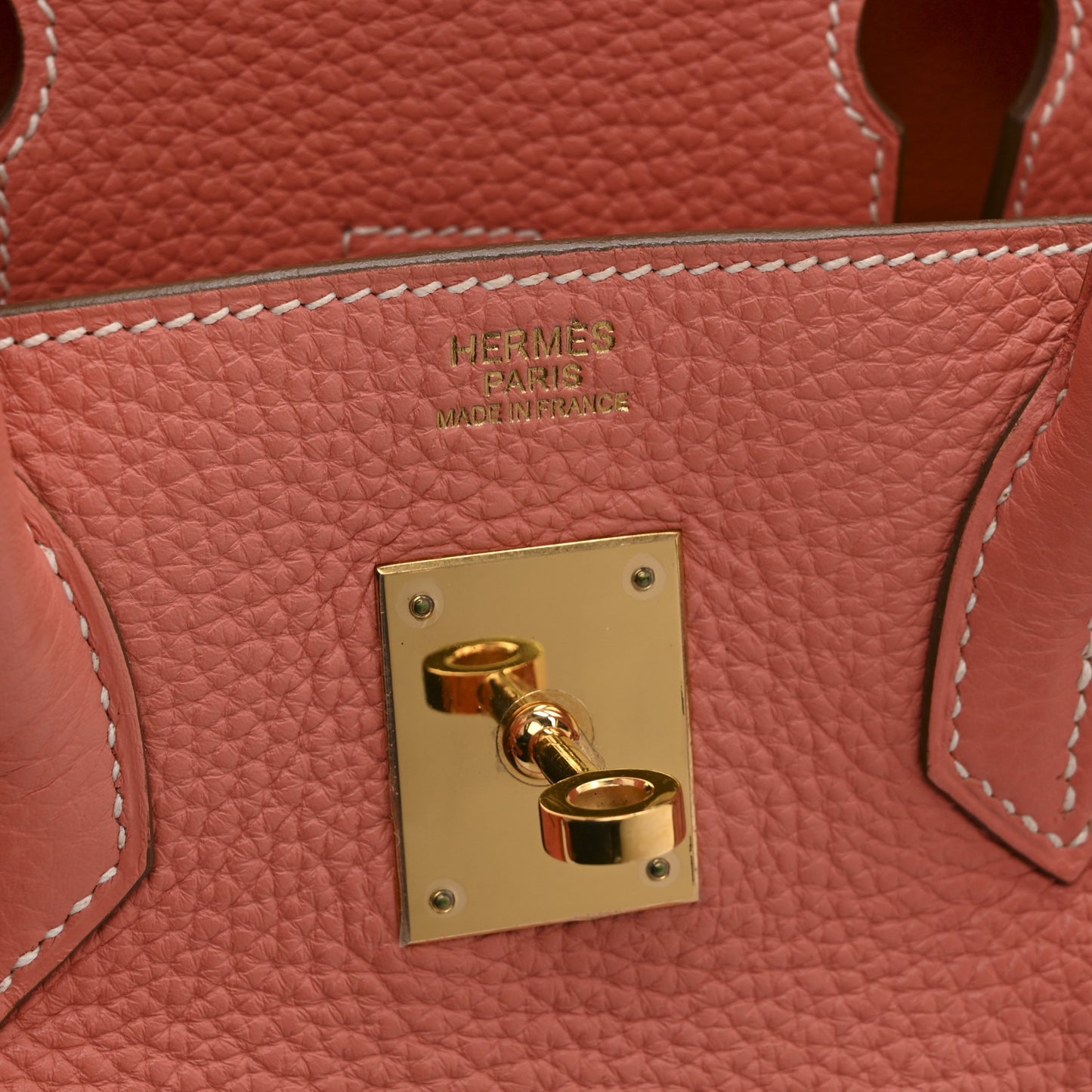 Taurillon Birkin 30 Flamingo