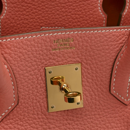 Hermes Taurillon Birkin 30 Flamingo 6 of 10