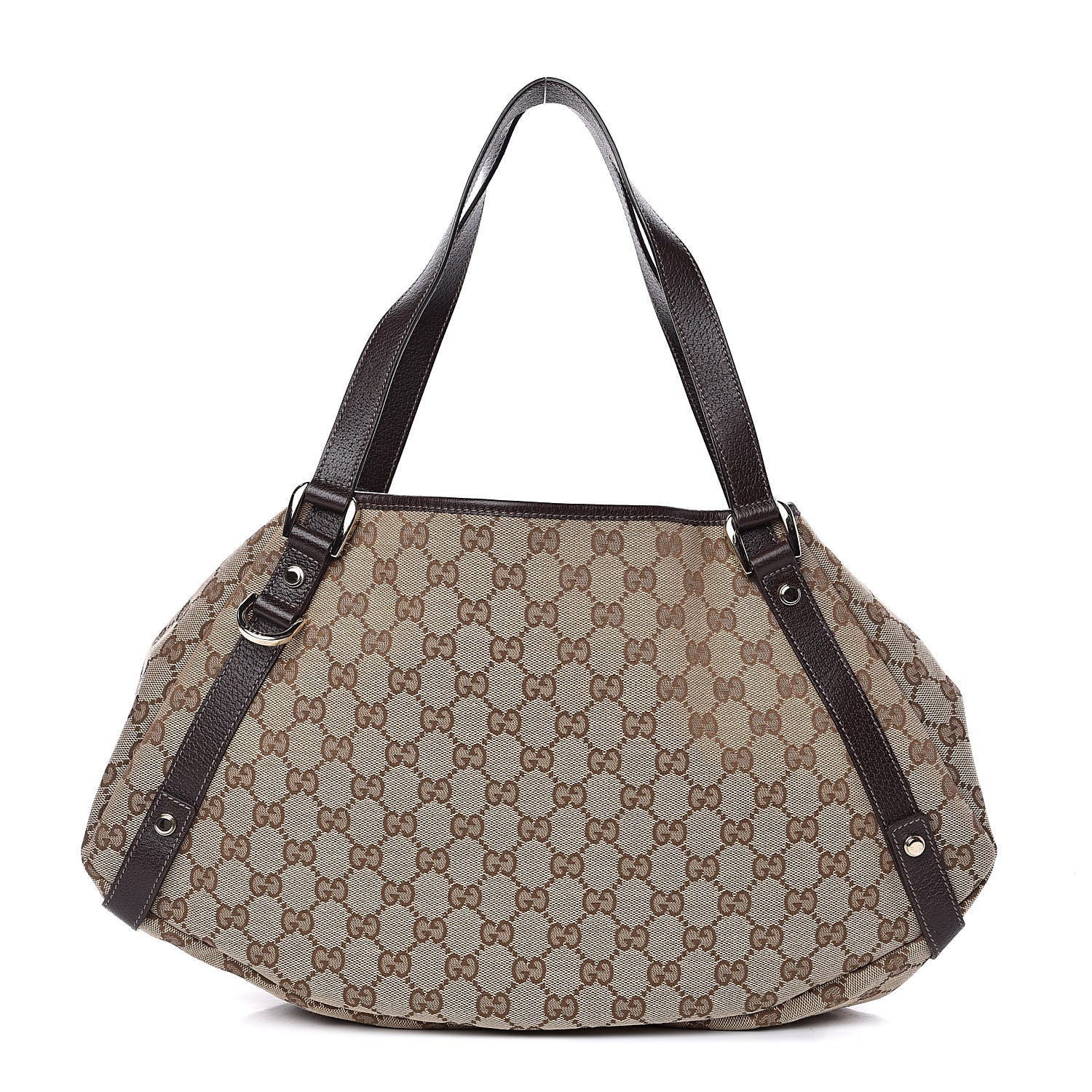 Gucci Monogram Medium Abbey Shoulder Bag Dark Brown 1 of 9