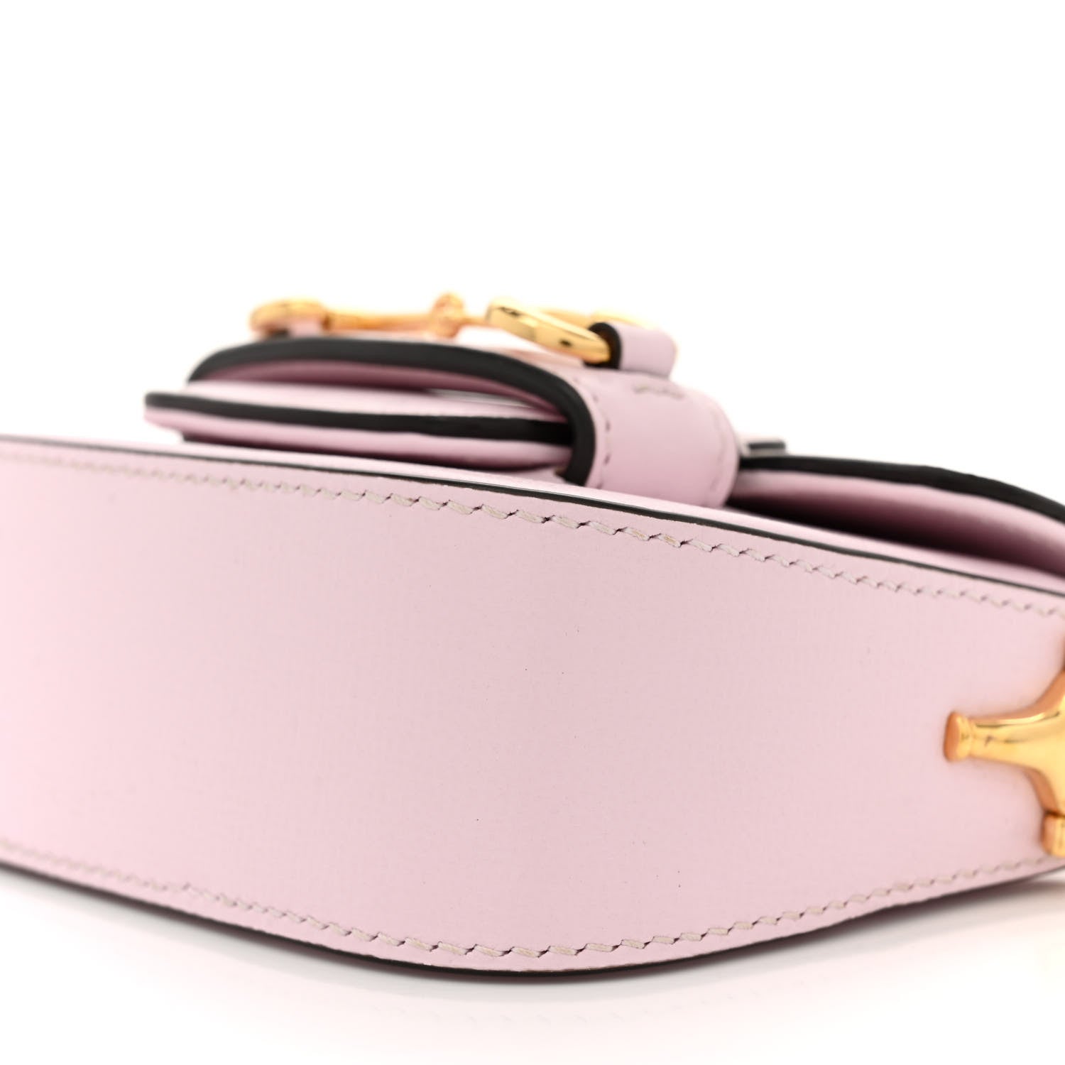 Gucci Calfskin Horsebit 1955 Super Mini Crossbody Bag Light Pink 10 of 13
