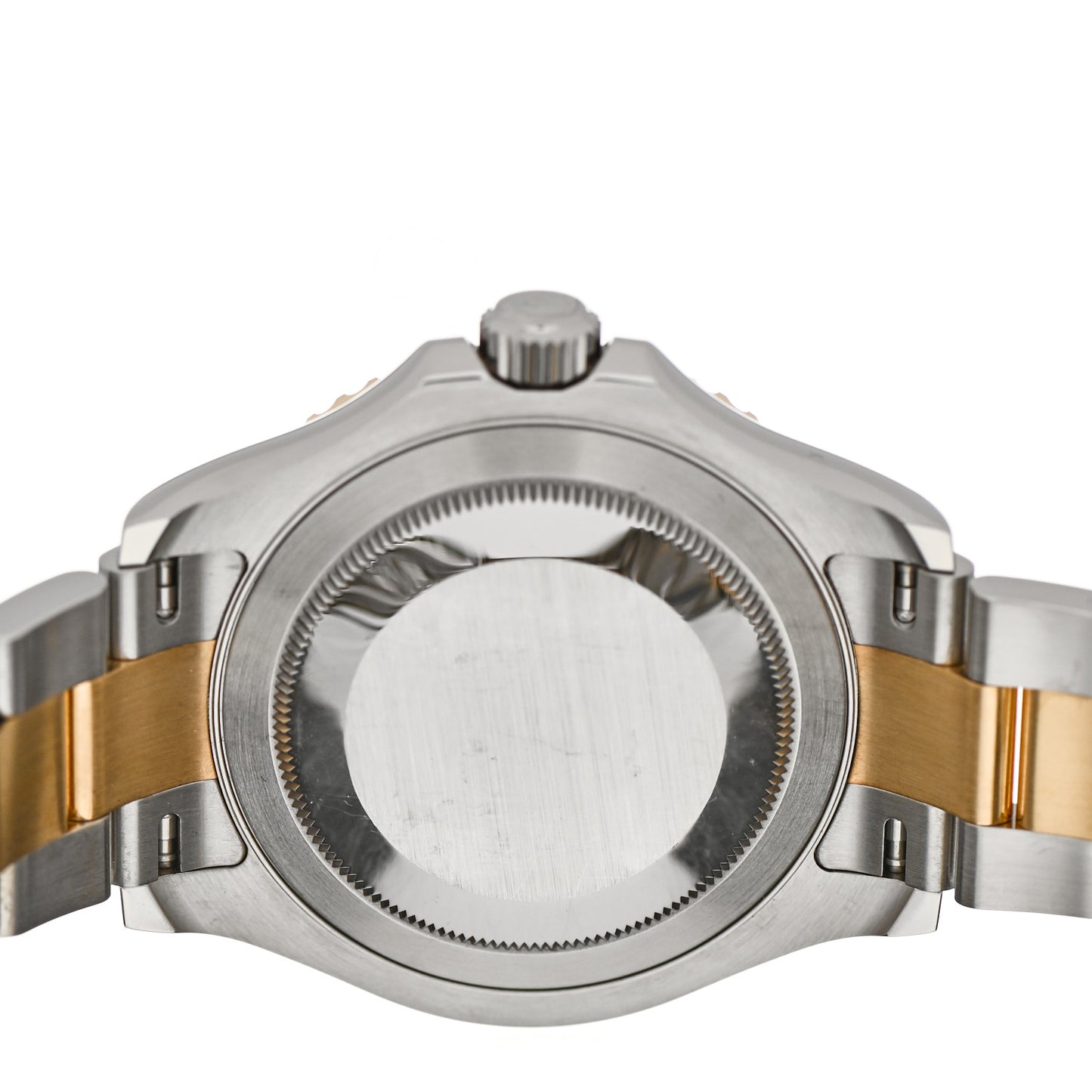 Stainless Steel 18K Yellow Gold 40mm Oyster Perpetual Date Yacht-Master Watch White 16623
