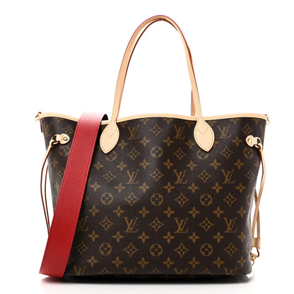 Louis Vuitton Monogram Inside Out Neverfull Bandouliere MM Rouge Sari 1 of 10