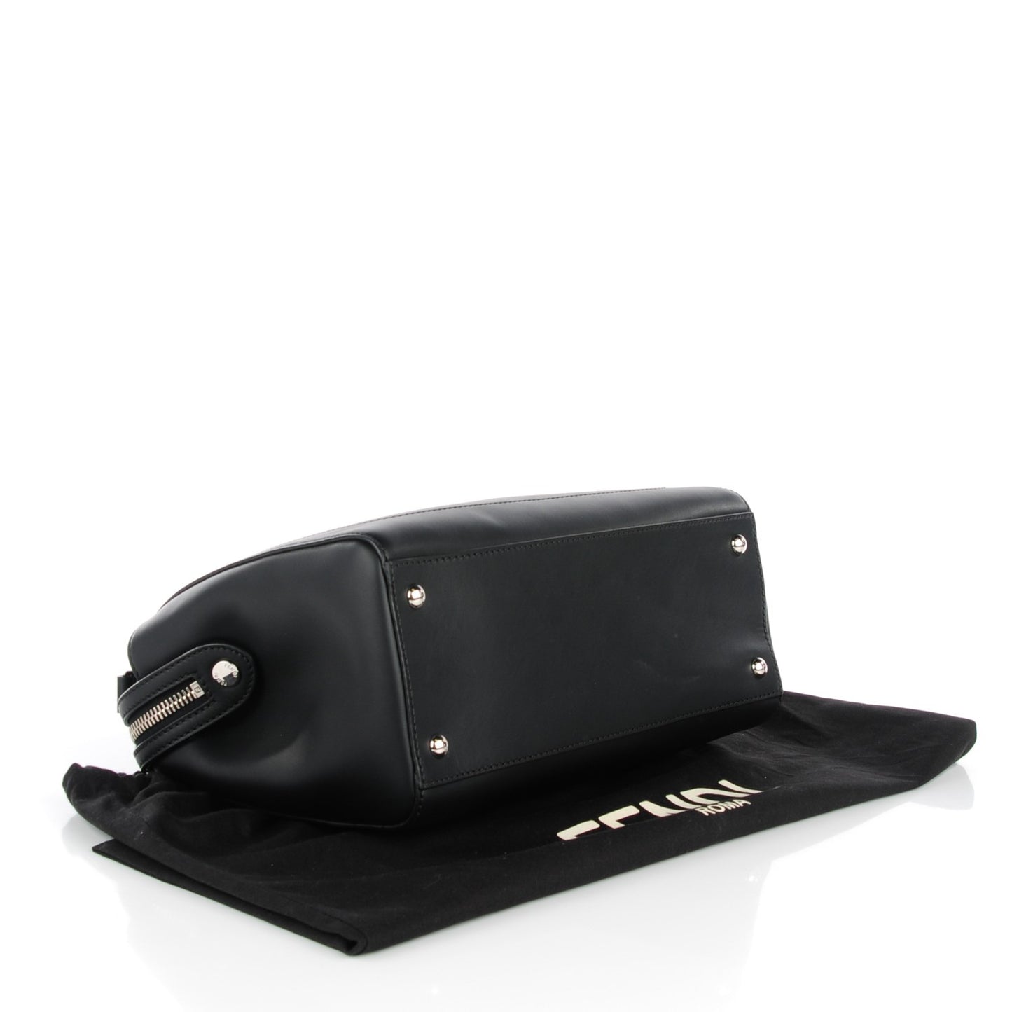 Vitello Baltico Dolce DotCom Satchel Black Blue Royal