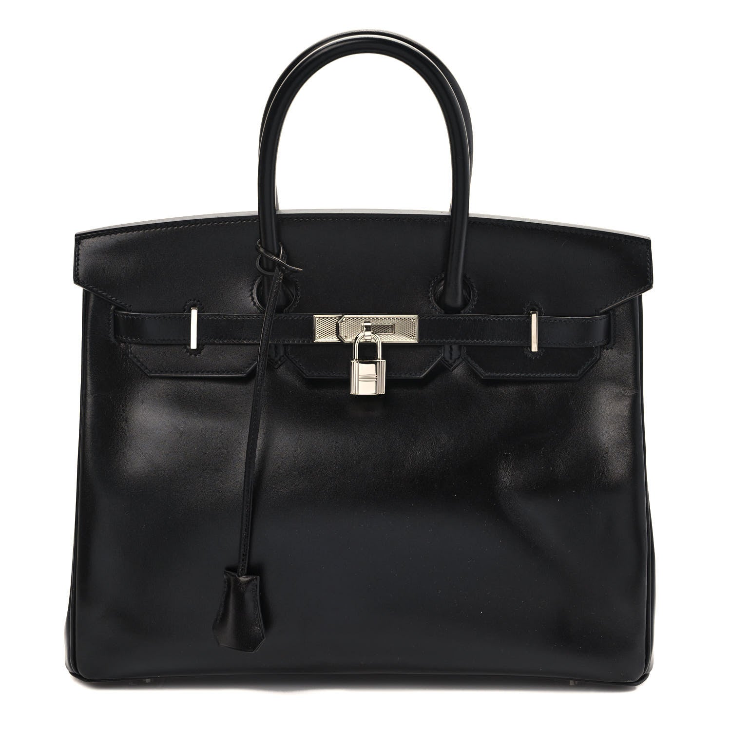 Hermes Box Guilloche Birkin 35 Black 1 of 12