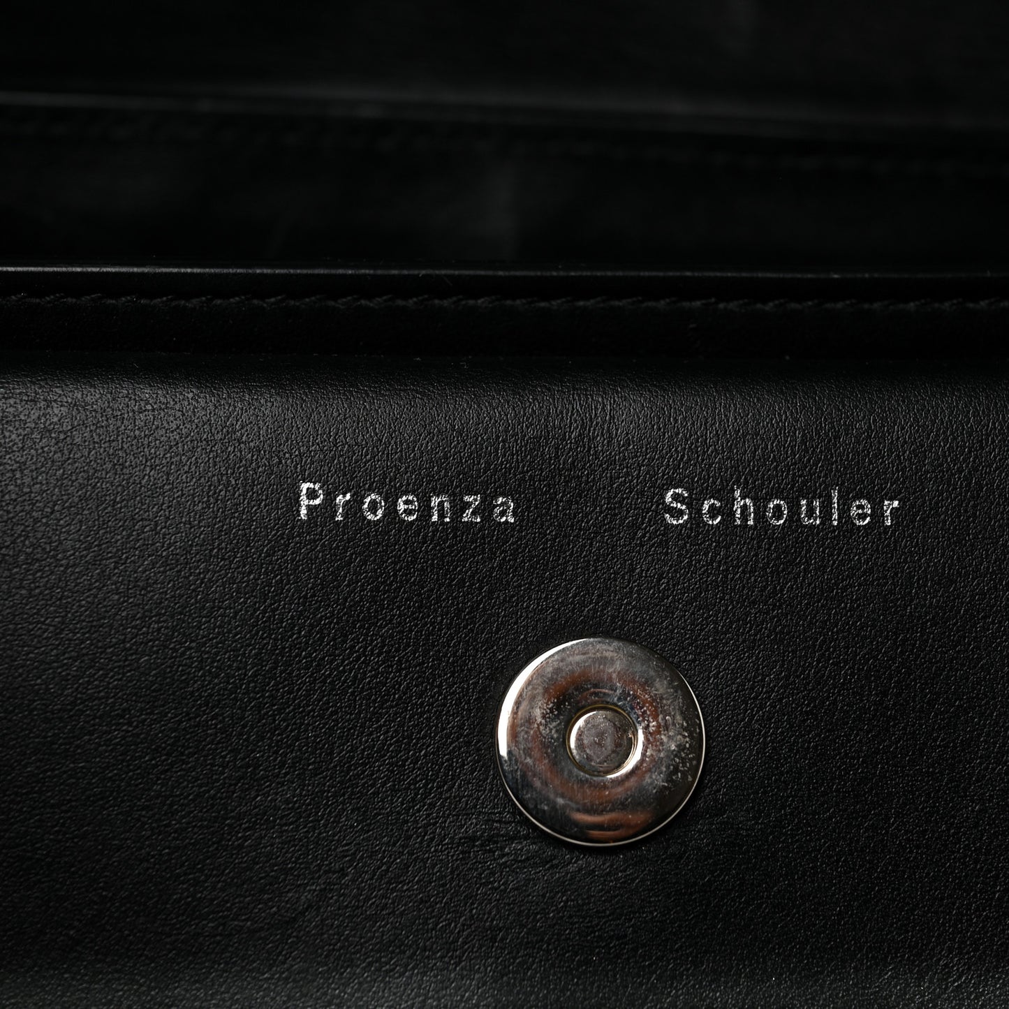 Calfskin Mini PS11 Classic Shoulder Bag Black
