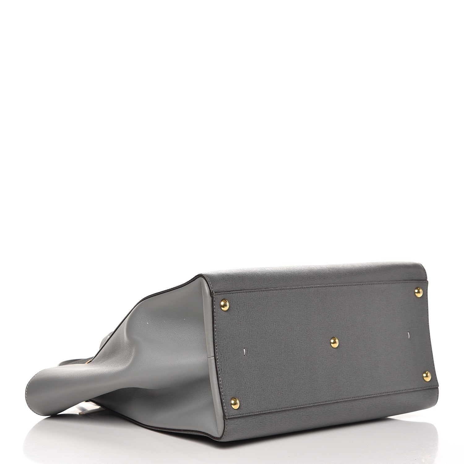 Fendi Vitello Elite Large 3Jours Tote Grigio 4 of 11