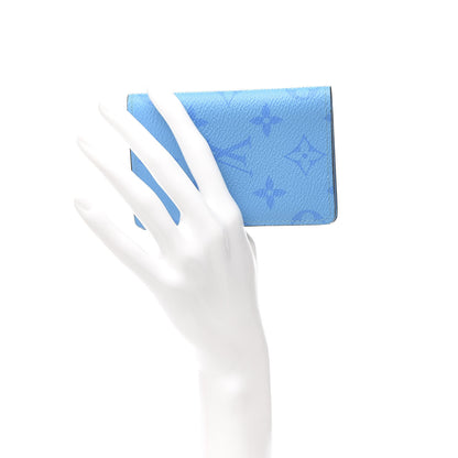 Louis Vuitton Taigarama Pocket Organizer NM Blue Lagoon 2 of 7