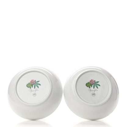Hermes Porcelain Passifolia Cereal Bowl Set of 2 4 of 8