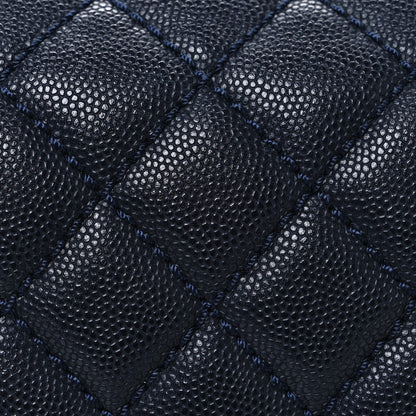 Chanel Caviar Quilted Small Coco Handle Flap Navy 8 of 11