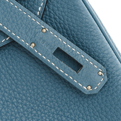 Hermes Togo Birkin 30 Blue Jean 7 of 10