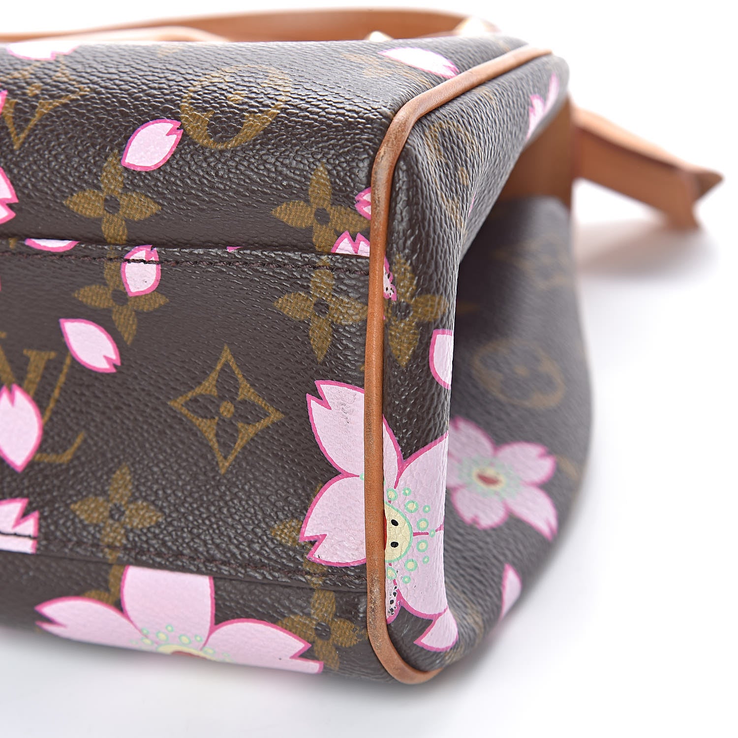 Louis Vuitton Monogram Cherry Blossom Sac Retro Bag Brown 8 of 15