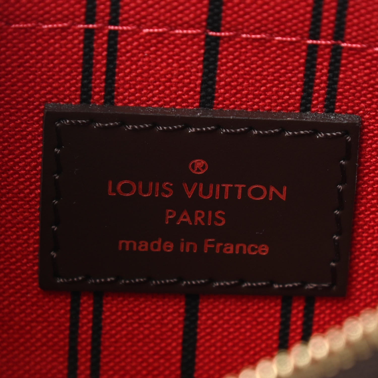 Louis Vuitton Damier Ebene Neverfull PM Pochette 6 of 7