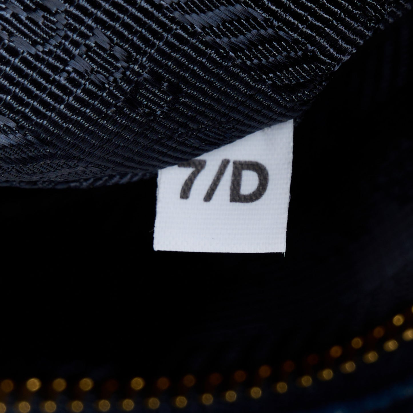 Glossy Calfskin Triangle Small Bonnie Shoulder Bag Denim