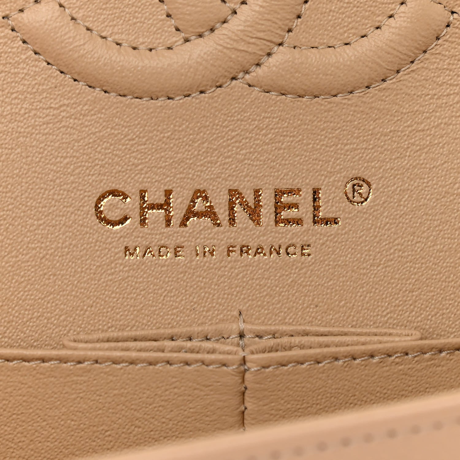 Chanel Caviar Quilted Small Double Flap Beige 6 of 11