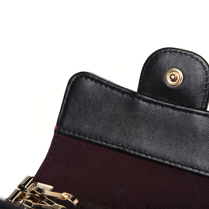 Chanel Lambskin Quilted 4 Key Holder Black 10 of 16