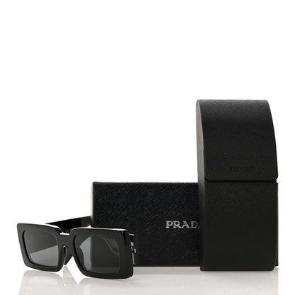 Prada Acetate Sunglasses with Prada Logo SPR A07 Slate Gray 8 of 8
