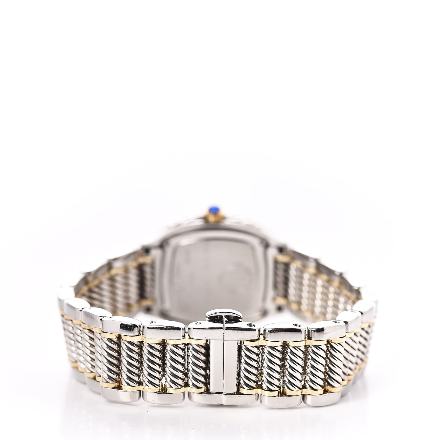 Stainless Steel 18K Yellow Gold Diamond Mother of Pearl 25mm Thoroughbred Quartz Watch