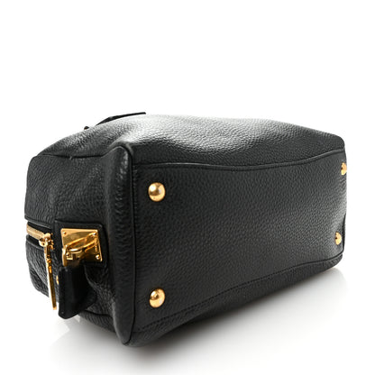 Prada Vitello Daino Bauletto Black 4 of 10