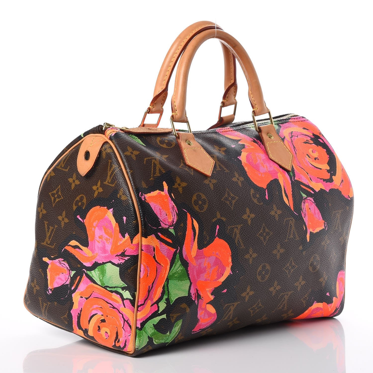 Louis Vuitton Monogram Roses Speedy 30 3 of 9