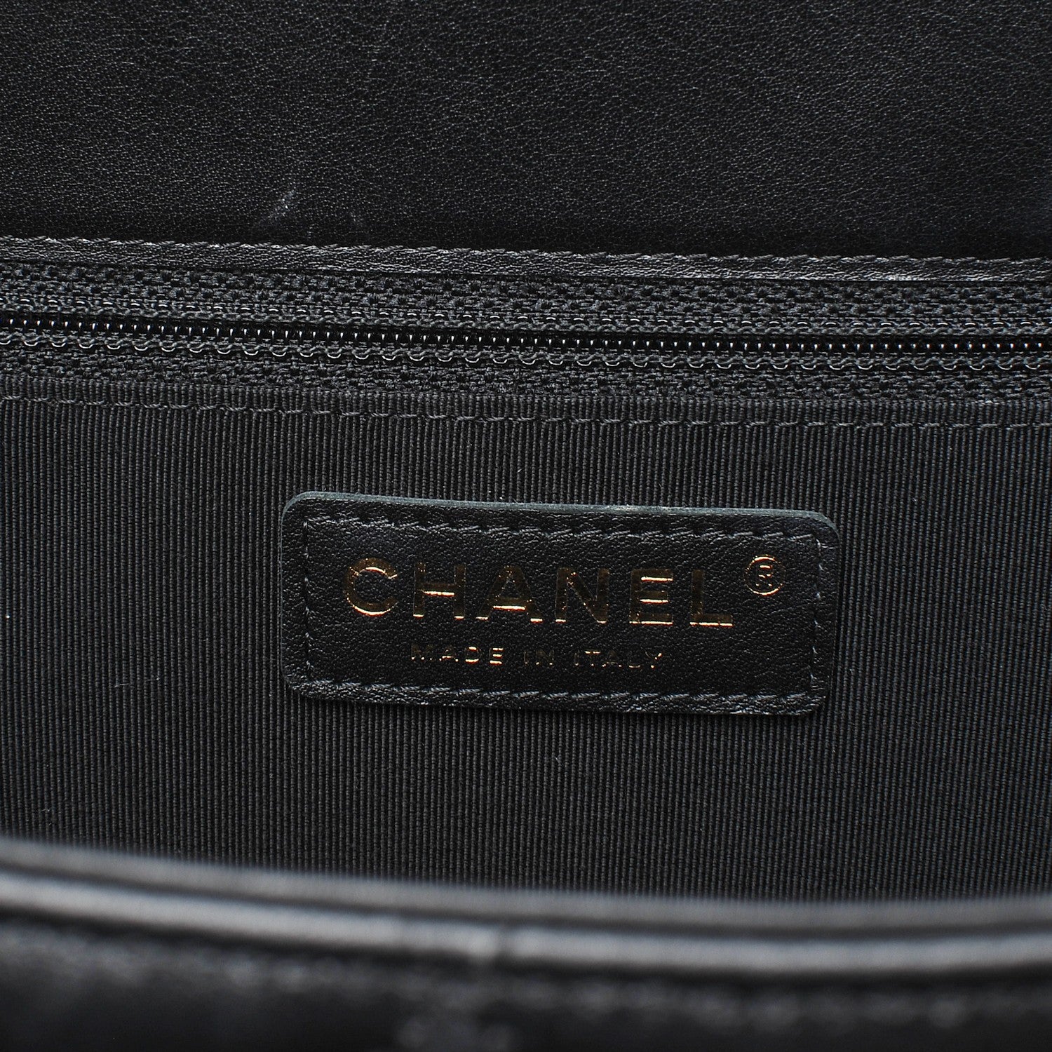 Chanel Calfskin Quilted Flap Tote Black 6 of 7