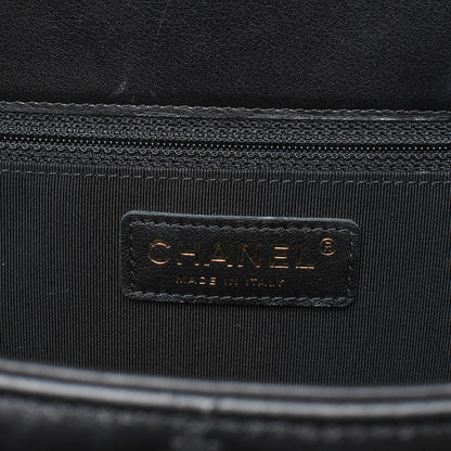 Chanel Calfskin Quilted Flap Tote Black 6 of 7