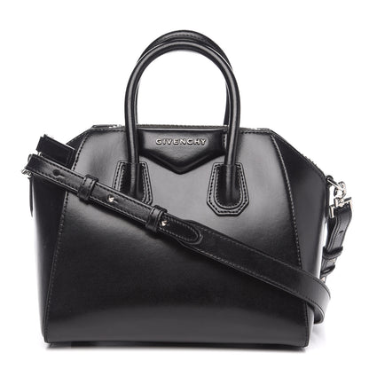 Givenchy Shiny Lord Calfskin Mini Antigona Black 1 of 15