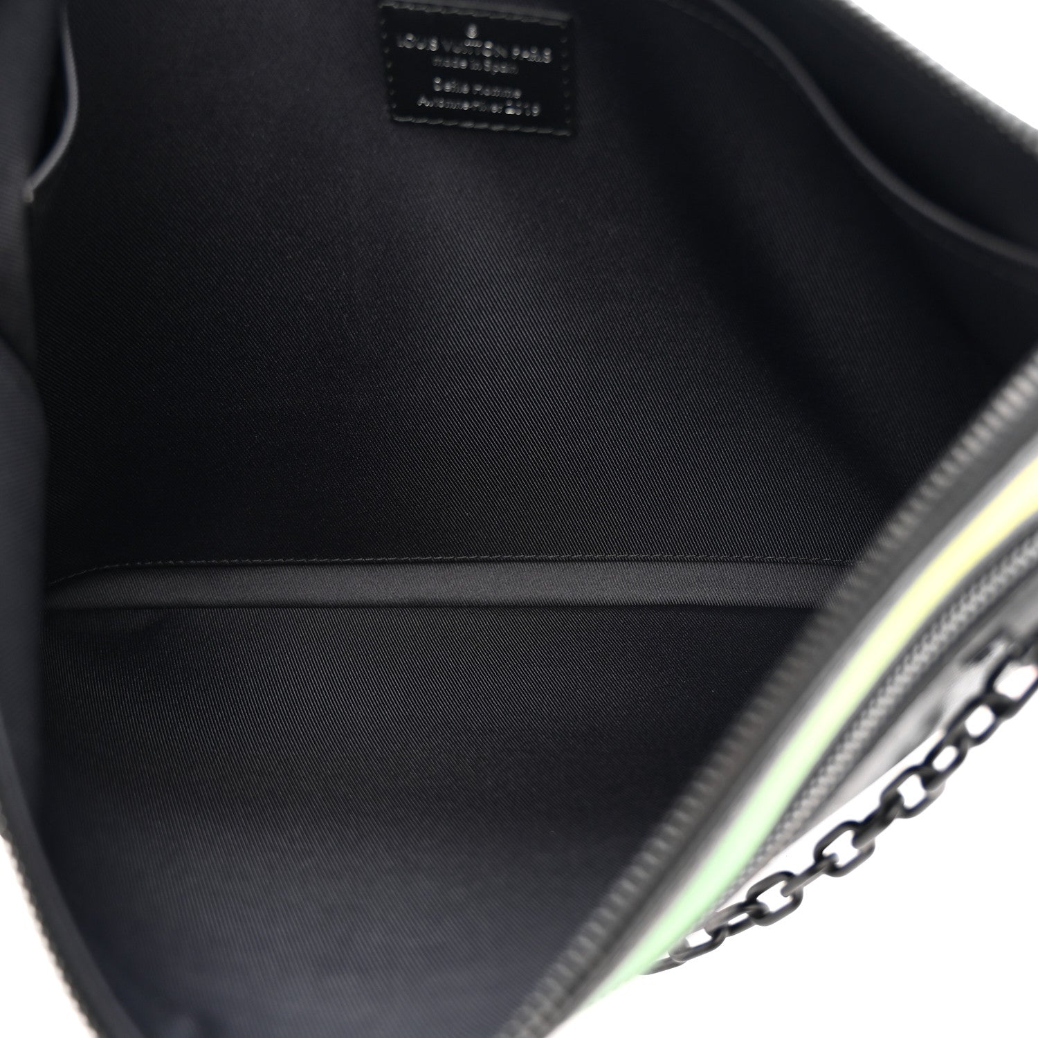 Louis Vuitton Taiga Rainbow Pochette A4 Black 5 of 7