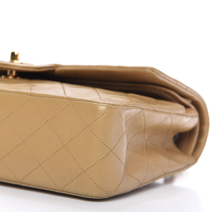 Chanel Lambskin Quilted Medium Double Flap Beige 7 of 12