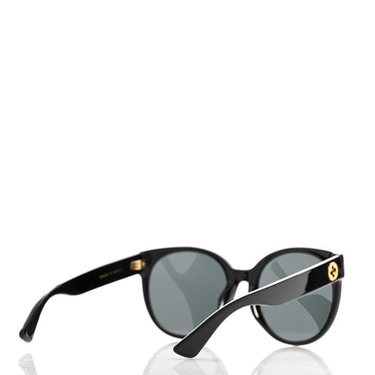 Gucci Acetate Round Sunglasses GG 0035S Black 4 of 8