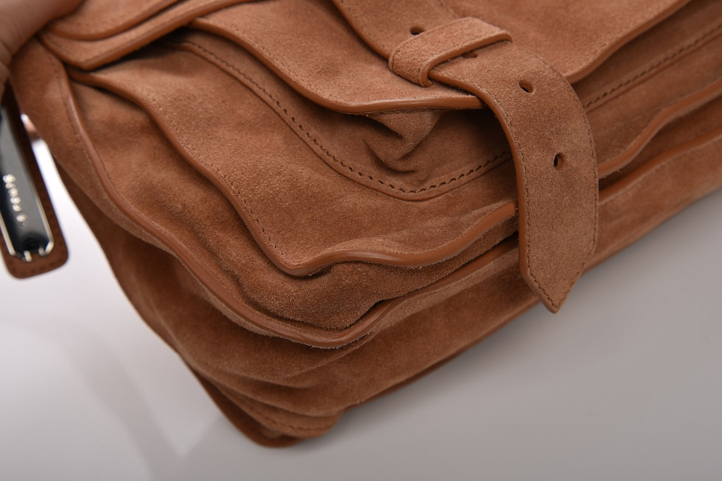 Suede Medium PS1 Satchel Tobacco
